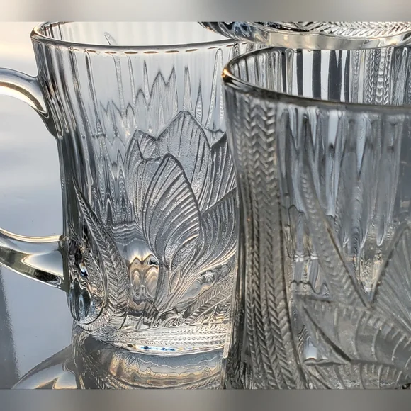 (4)10oz 🇫🇷 "Canterbury" Mugs by Arcoroc France 🇫🇷 - Picture 8 of 13